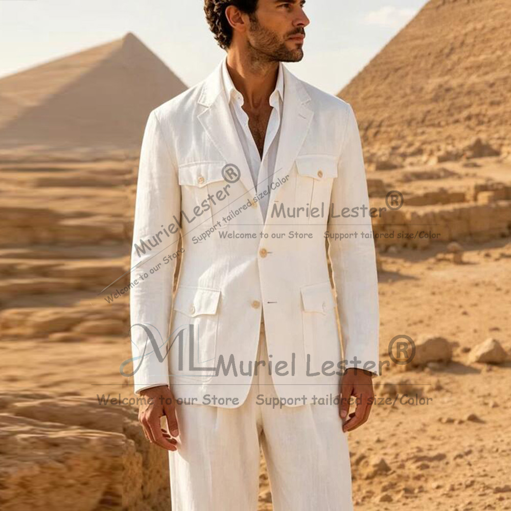 Elegant Formal Men'S Wear - Элегантные мужские летние костюмы из льна