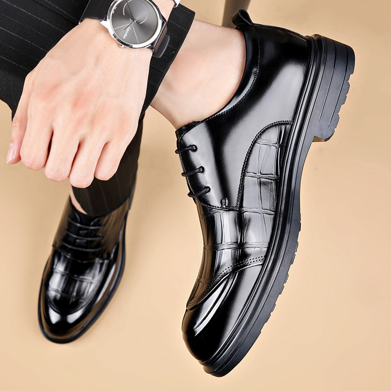 Elegant Formal Men'S Wear - Премиальные мужские деловые кожаные туфли, элегантные