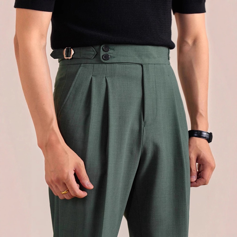 Men Formal Wear Set - Итальянские мужские деловые повседневные брюки в