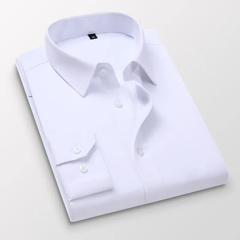 Новые мужские рубашки с длинны – обзор и цена Men Formal Wear Black And White
