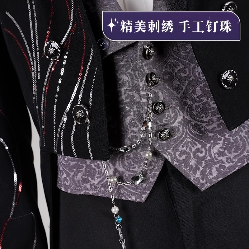 Наряды для косплея для «Глубок – обзор и цена Men Formal Wear Set