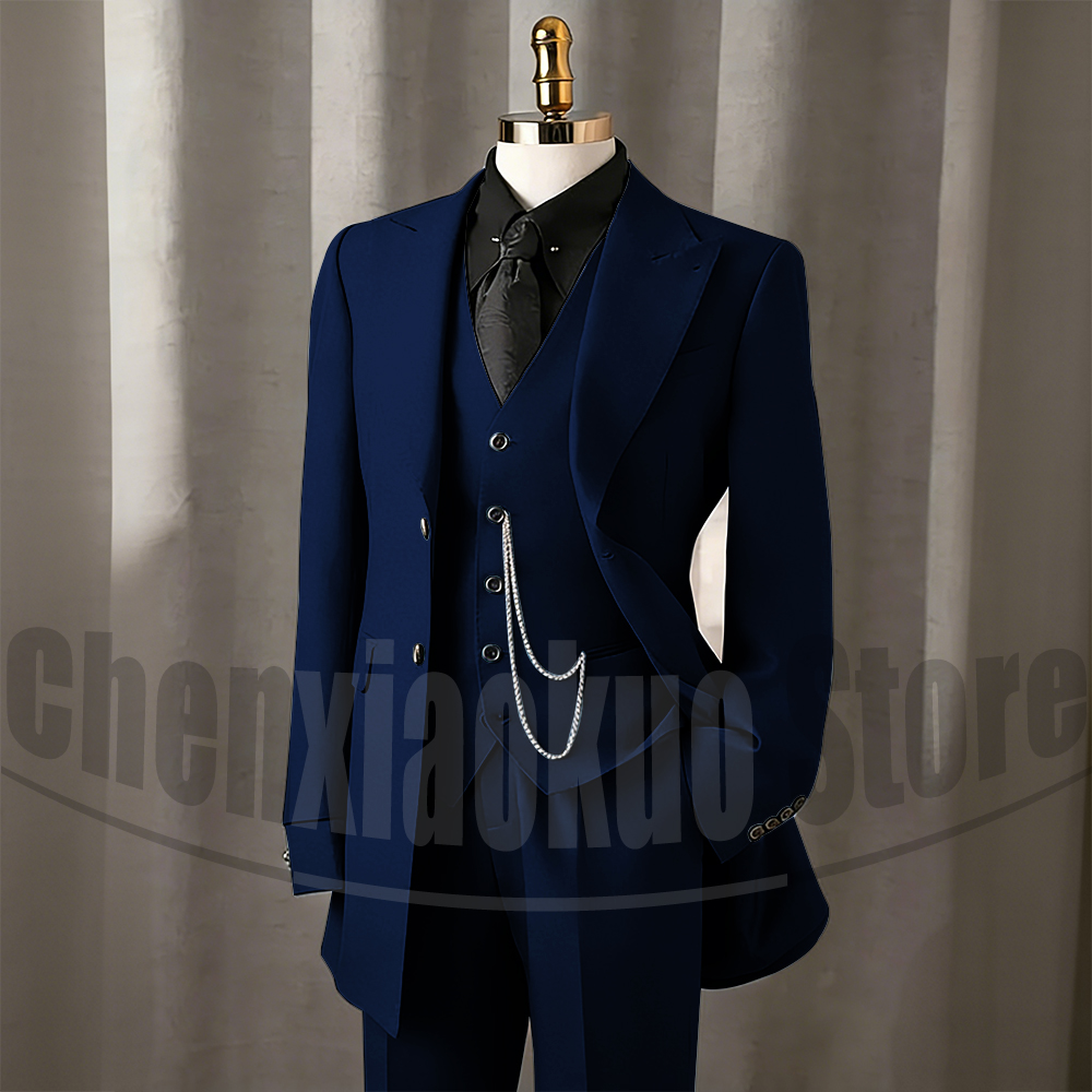 Мужской черный костюм-тройка,  – обзор и цена Elegant Formal Men'S Wear