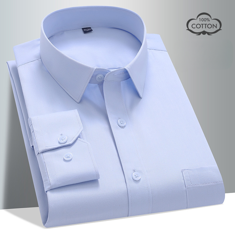 8XL 100, хлопковая рубашка с д – обзор и цена Men Formal Wear Black And White