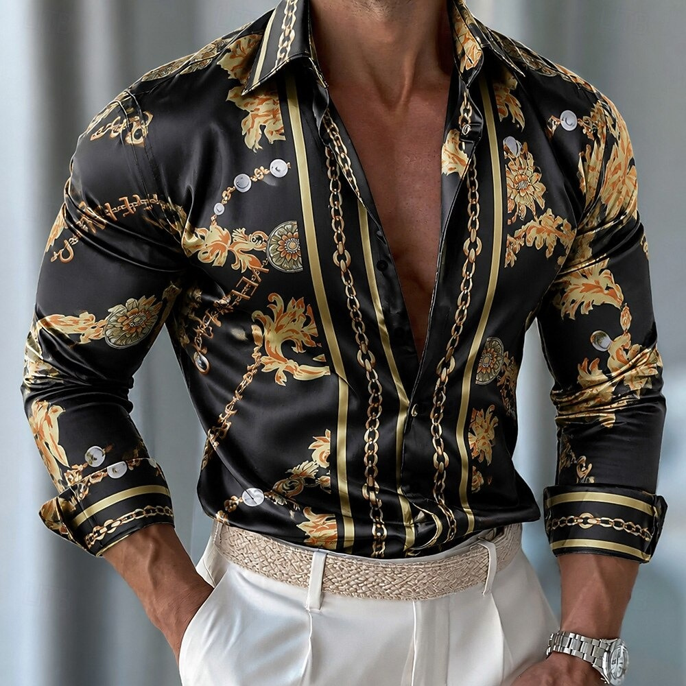 Мужская сатиновая рубашка с цв – обзор и цена Men'S Holiday Formal Wear